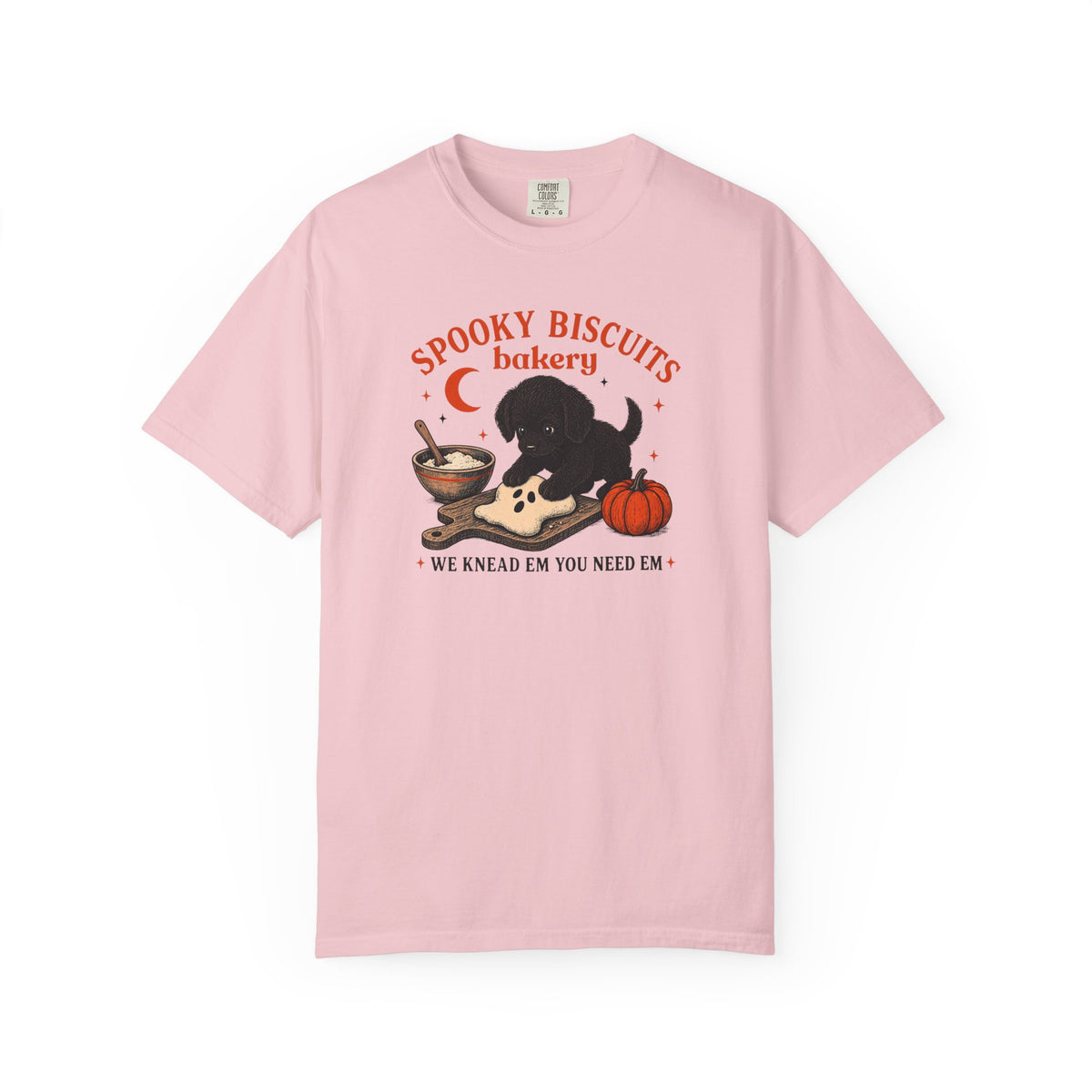 Spooky Biscuits Bakery Dog Tee