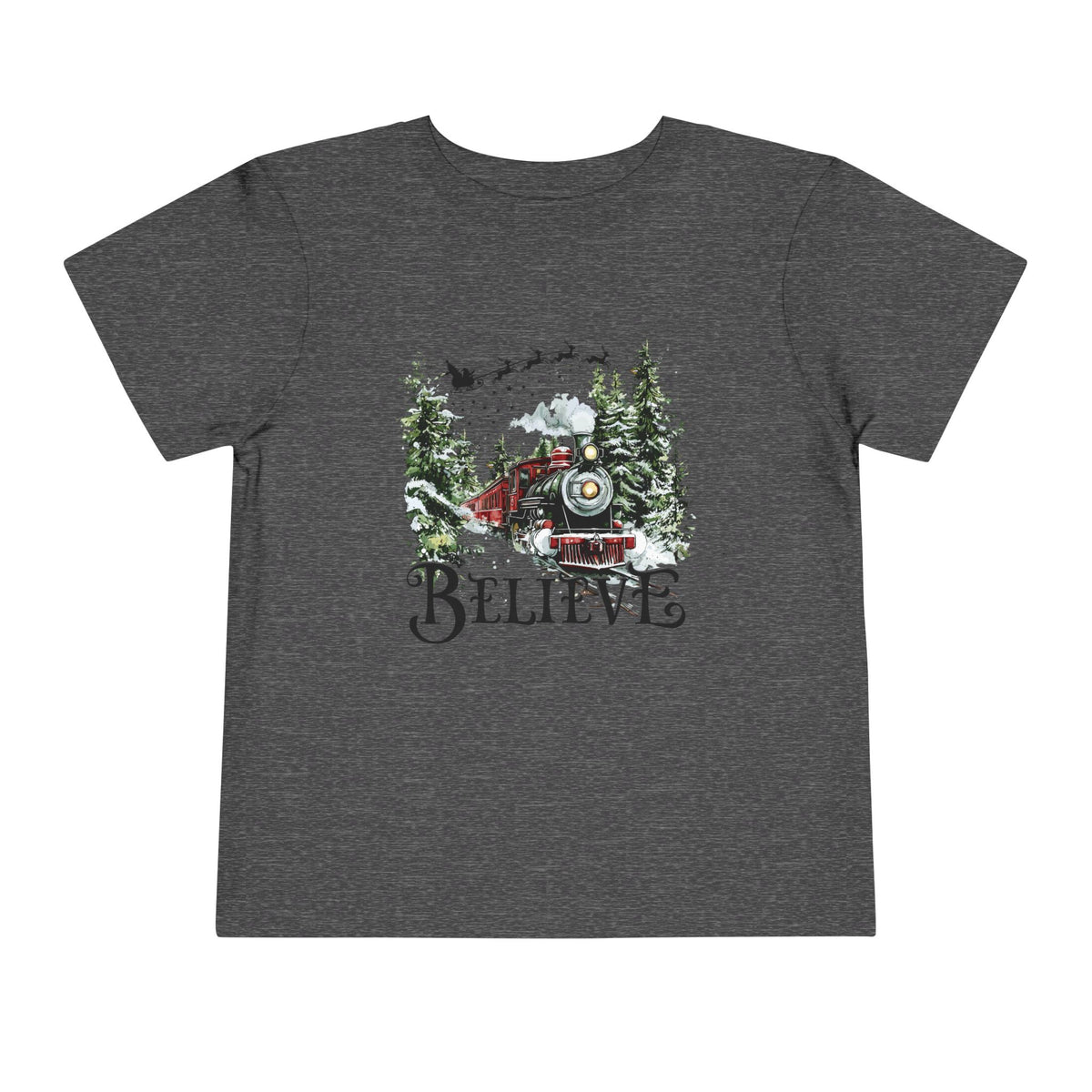 Believe North Pole Train Kids Tee