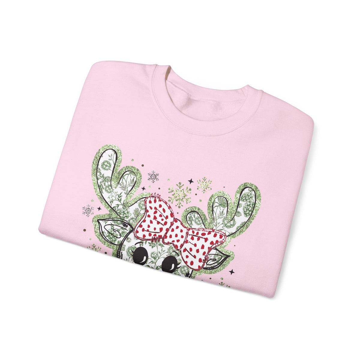 Glitter Chinoiserie Reindeer Sweatshirt