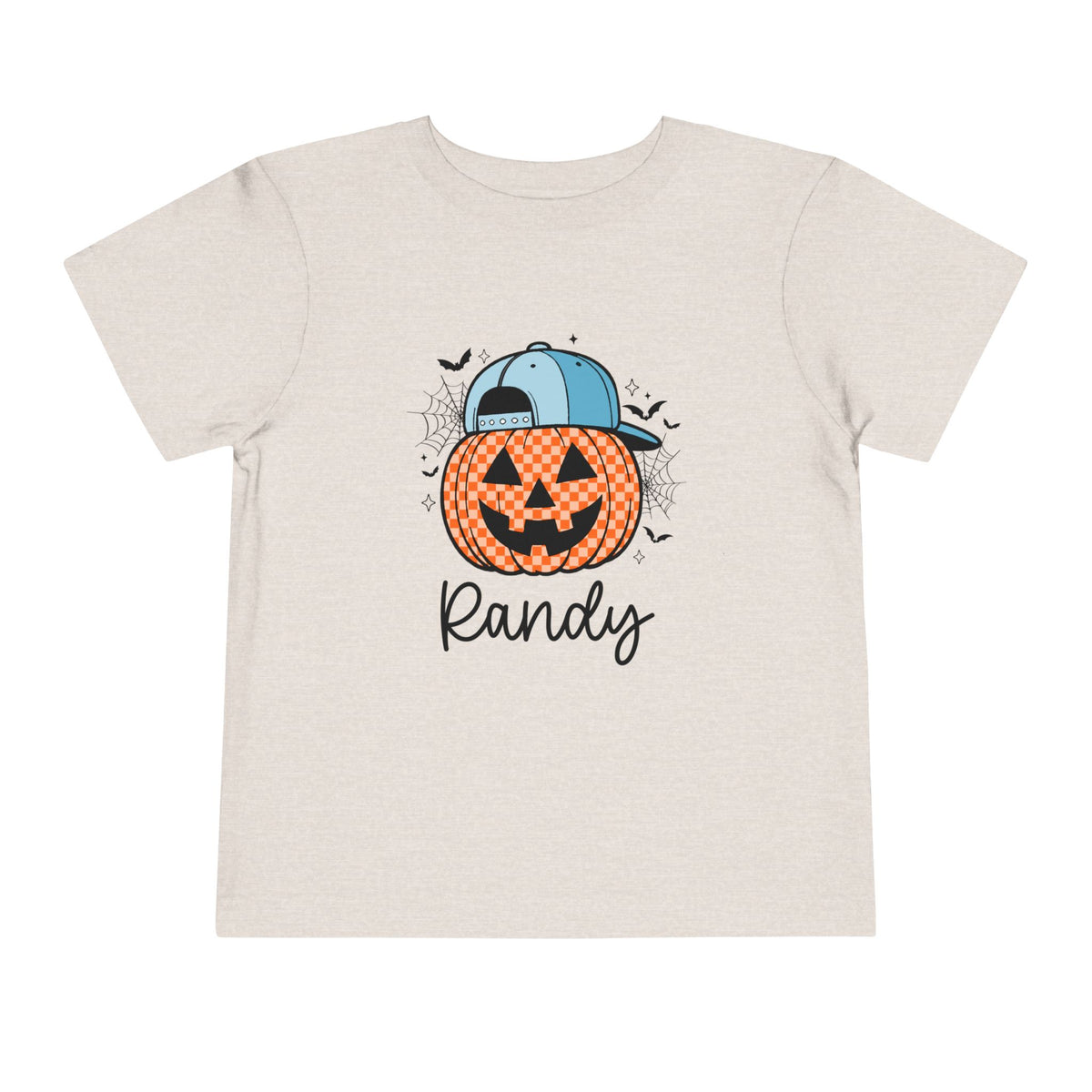 Personalized Pumpkin Name Tee — Boys