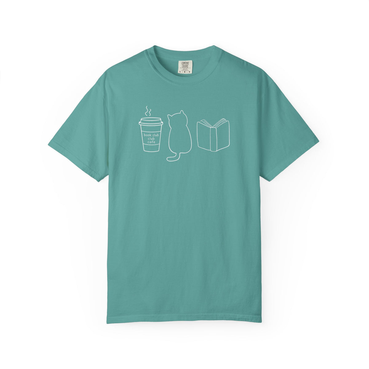 Cat Book Lover Fall Tee