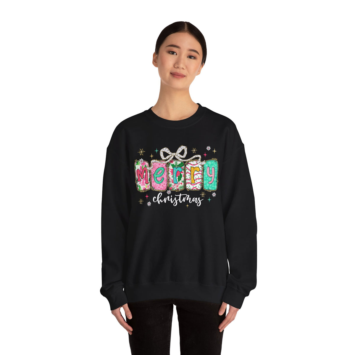 Pink Merry Christmas Sweatshirt