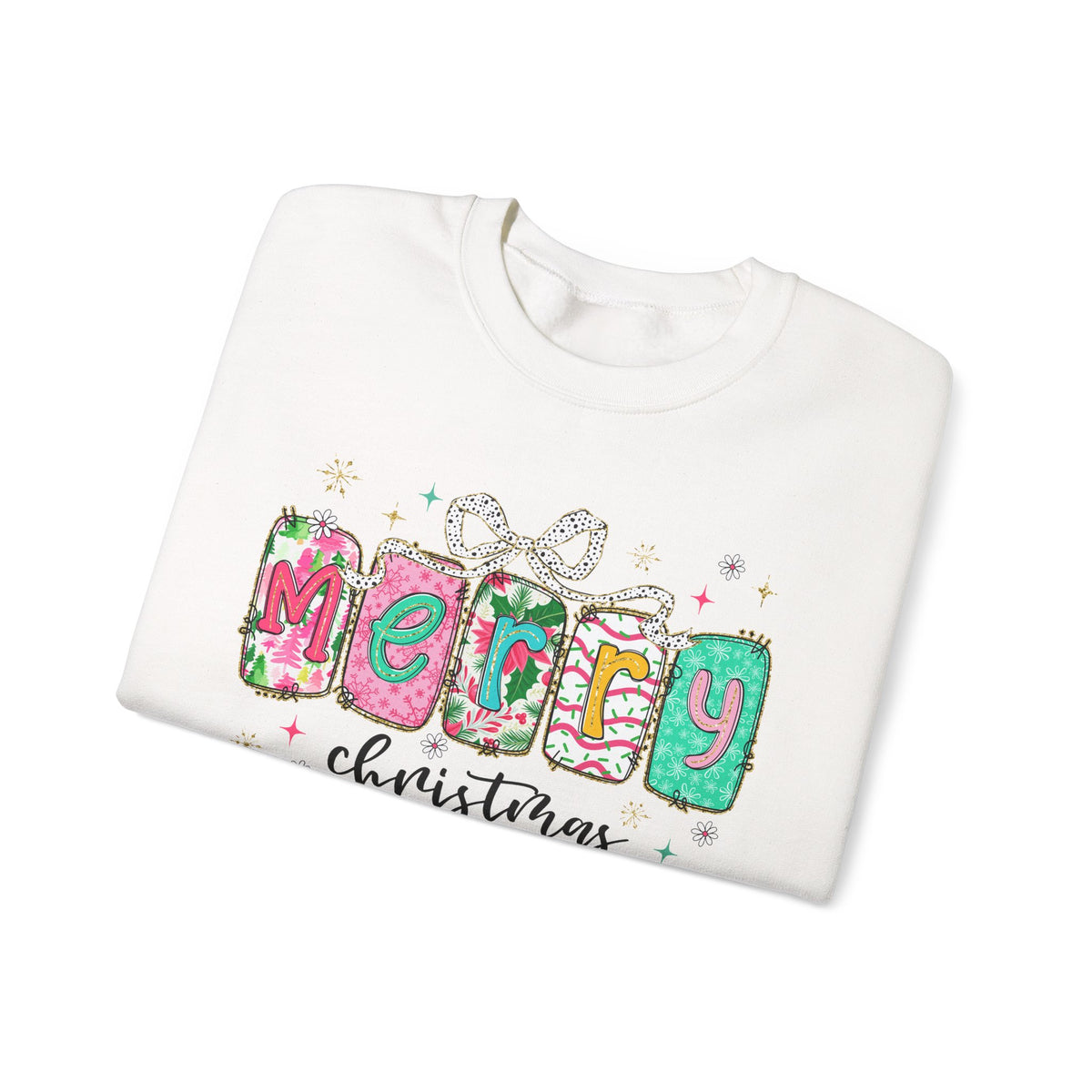 Pink Merry Christmas Sweatshirt