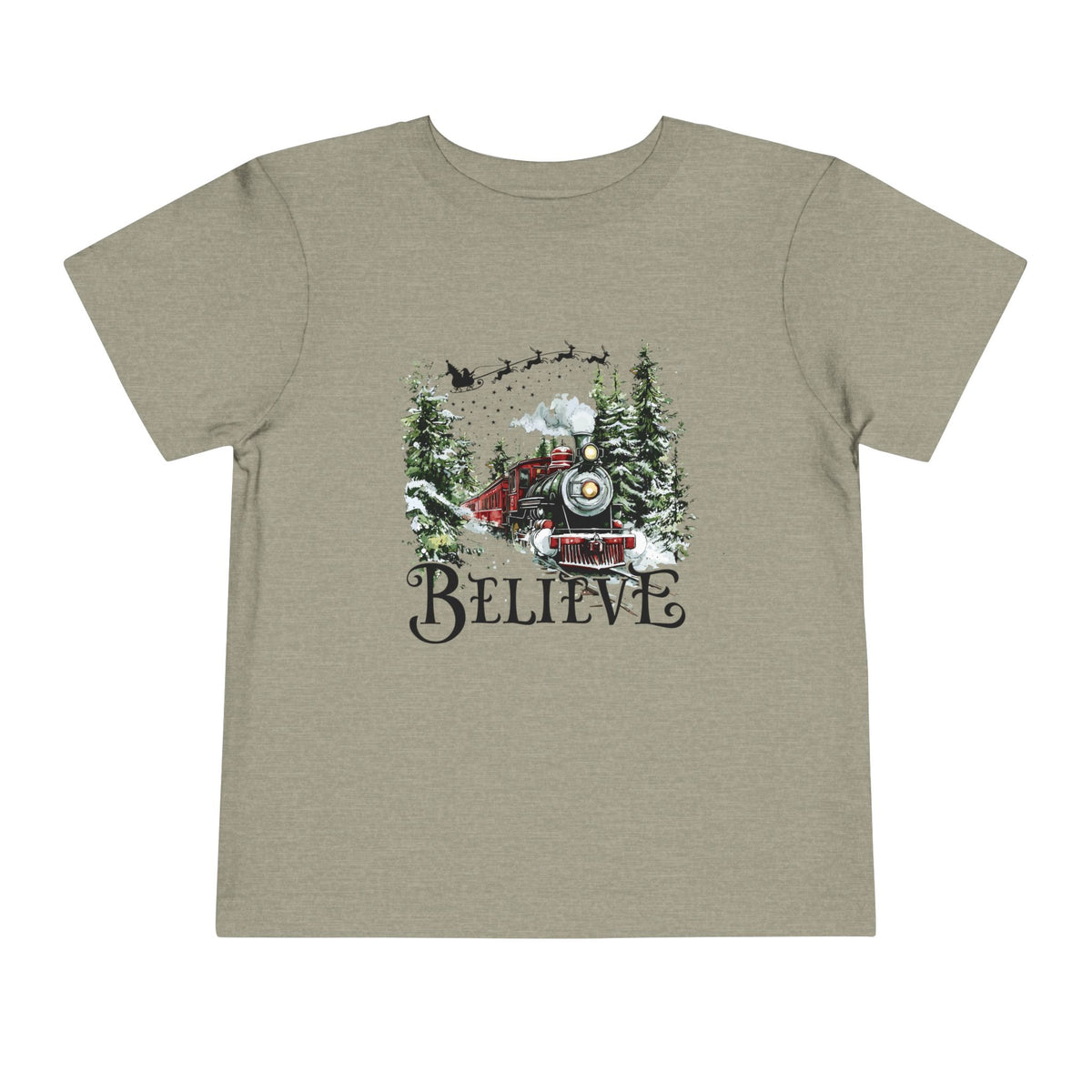 Believe North Pole Train Kids Tee