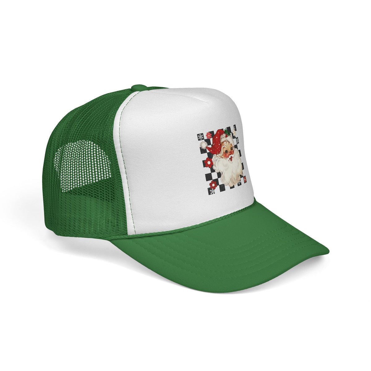 Vintage Santa Face Trucker Cap