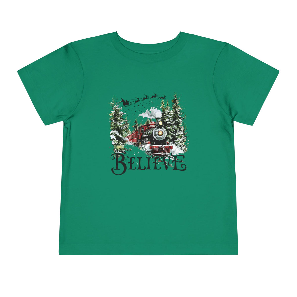 Believe North Pole Train Kids Tee