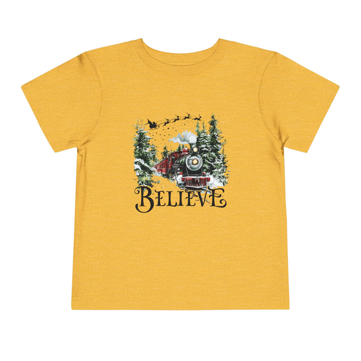 Believe North Pole Train Kids Tee