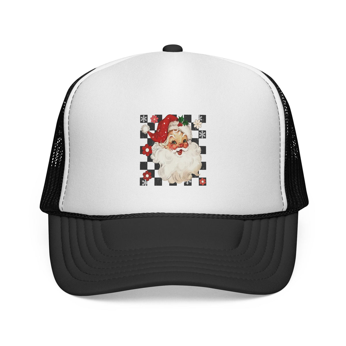 Vintage Santa Face Trucker Cap