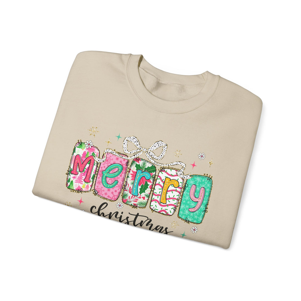 Pink Merry Christmas Sweatshirt