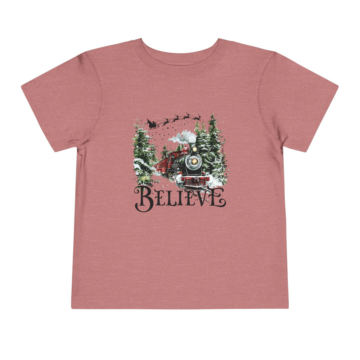 Believe North Pole Train Kids Tee
