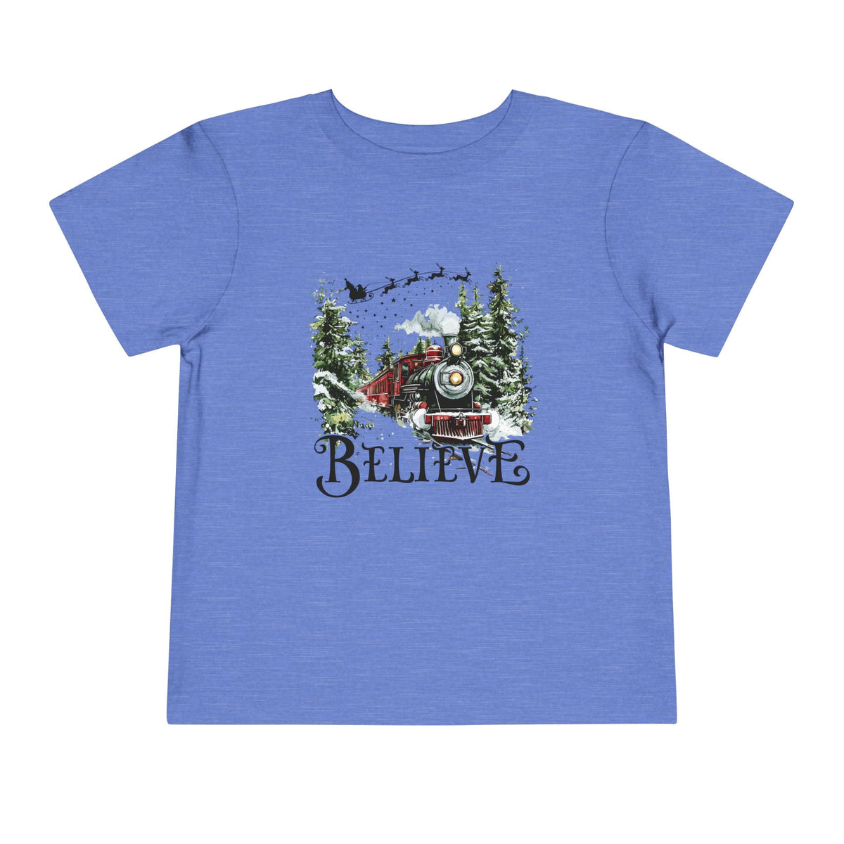 Believe North Pole Train Kids Tee