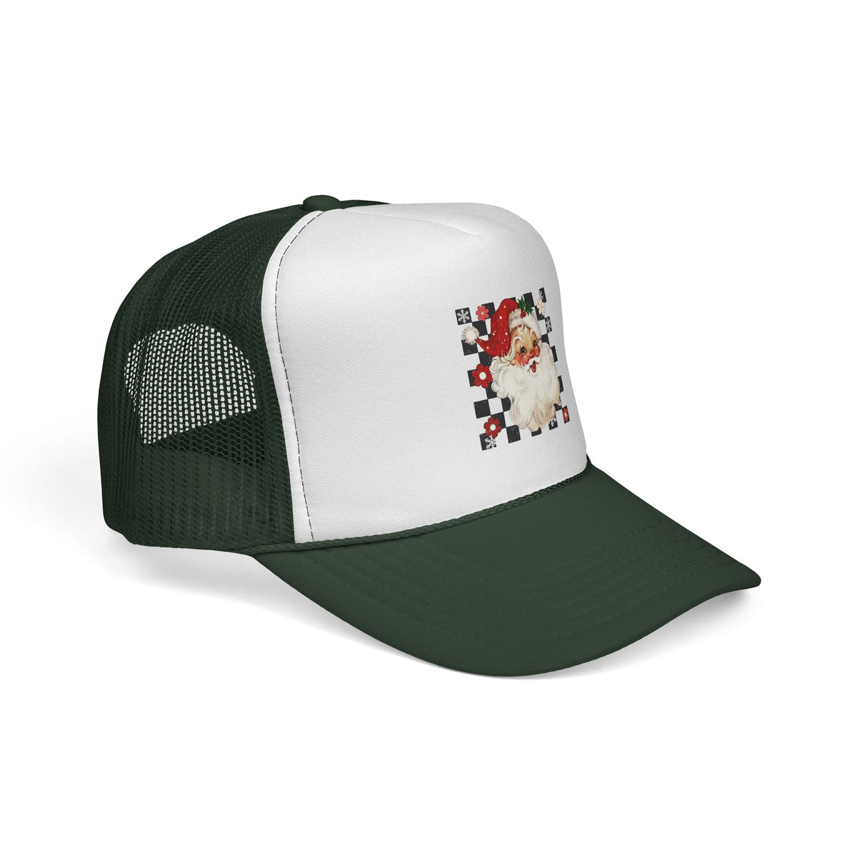 Vintage Santa Face Trucker Cap