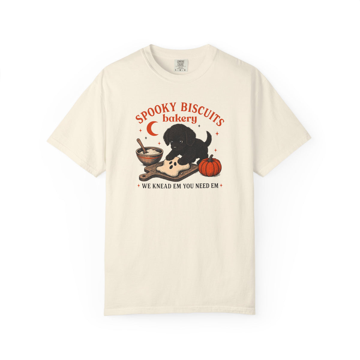 Spooky Biscuits Bakery Dog Tee