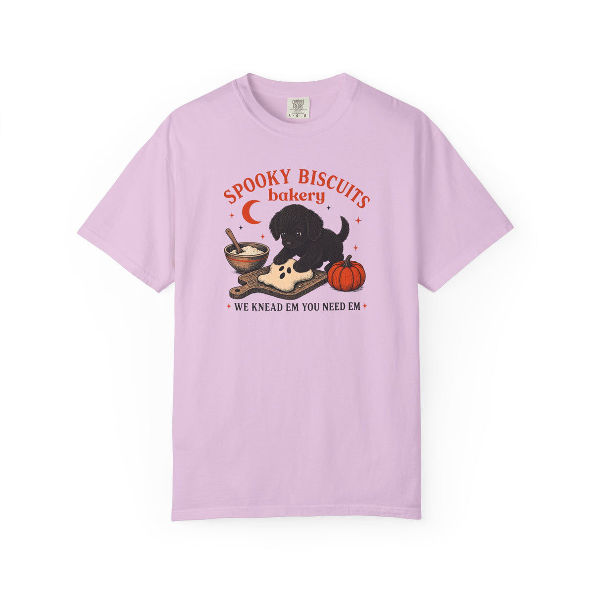 Spooky Biscuits Bakery Dog Tee