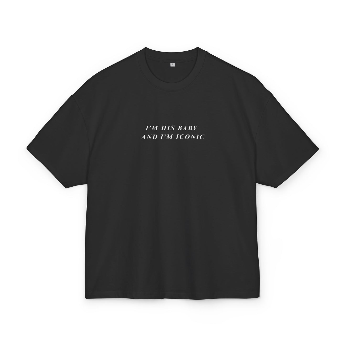 I’m His Baby I’m Iconic Justin Bieber Quote Shirt, Funny Couple T-Shirt, Viral Meme Tee, Trendy Graphic Top, Justin Bieber Tee