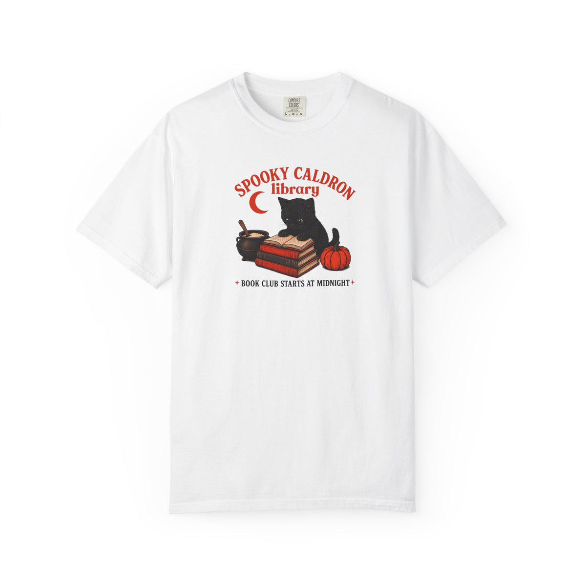 Spooky Cauldron Book Club Tee