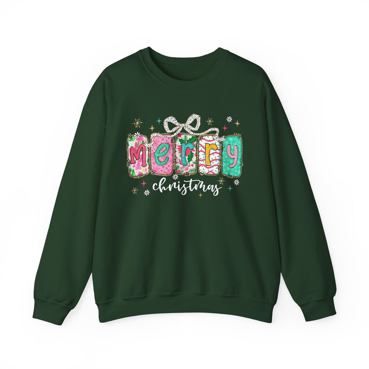 Pink Merry Christmas Sweatshirt