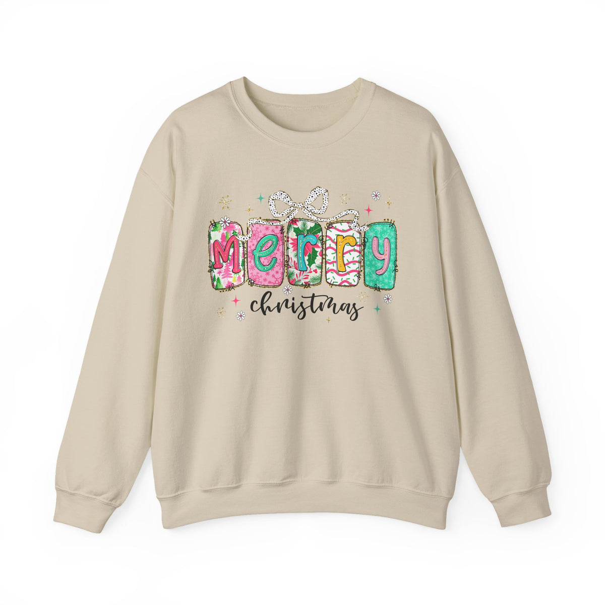 Pink Merry Christmas Sweatshirt