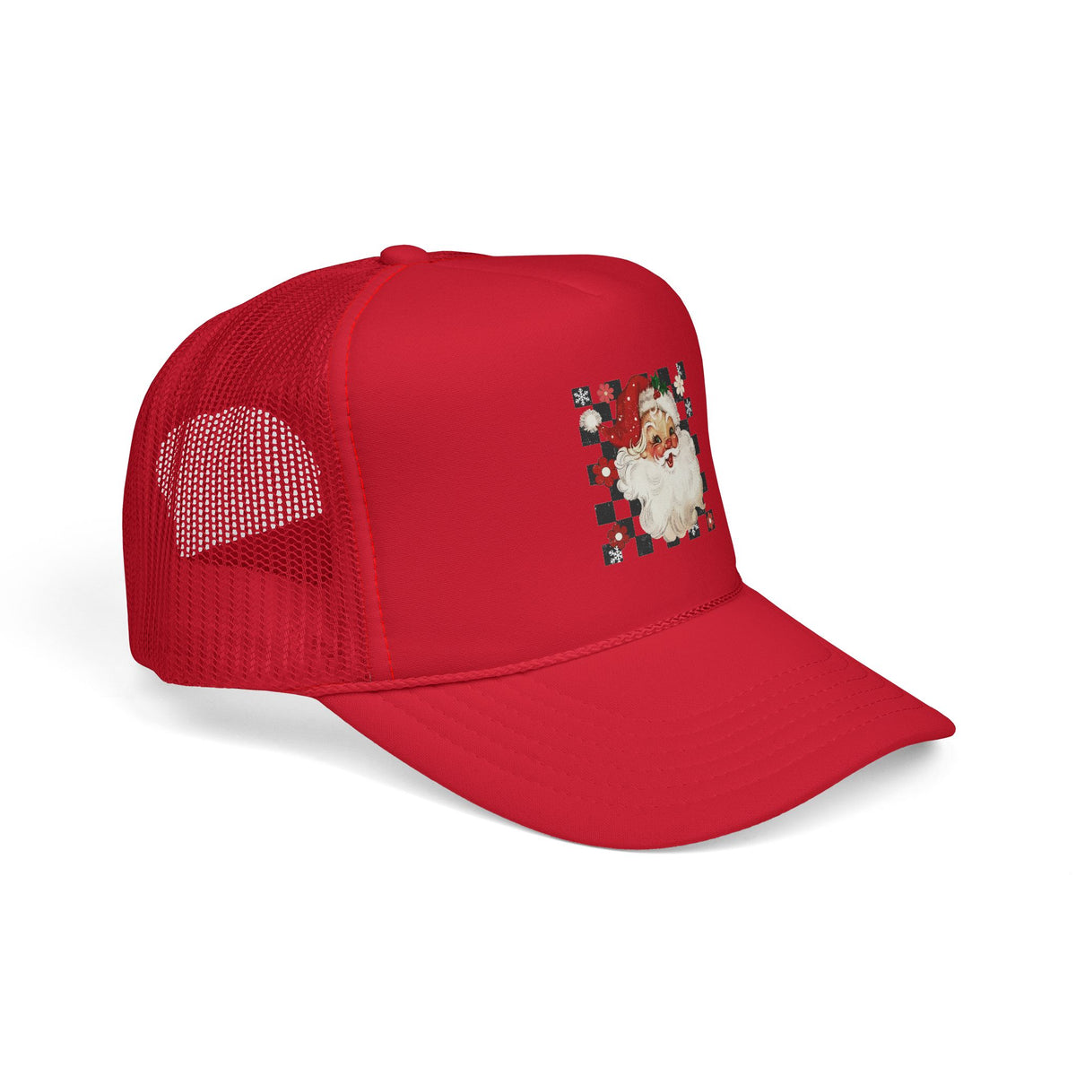 Vintage Santa Face Trucker Cap