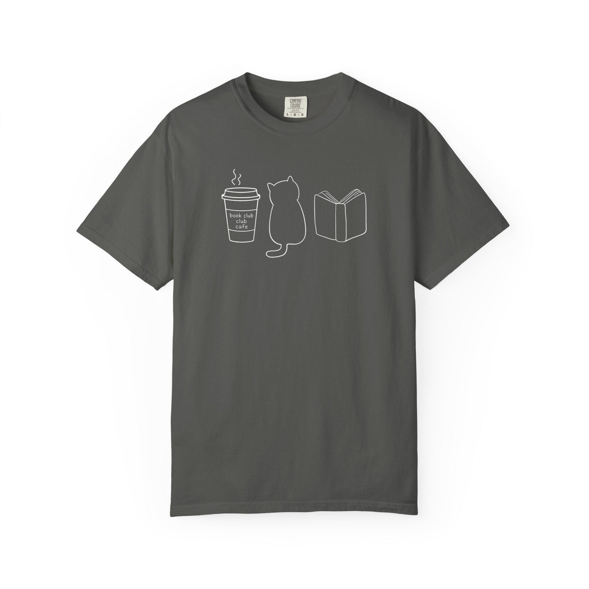 Cat Book Lover Fall Tee