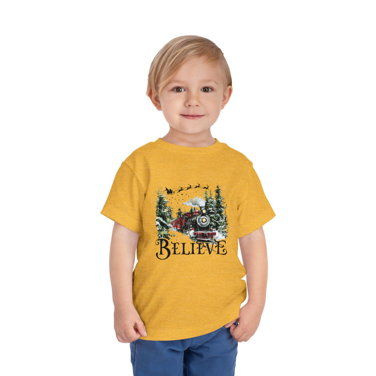 Believe North Pole Train Kids Tee