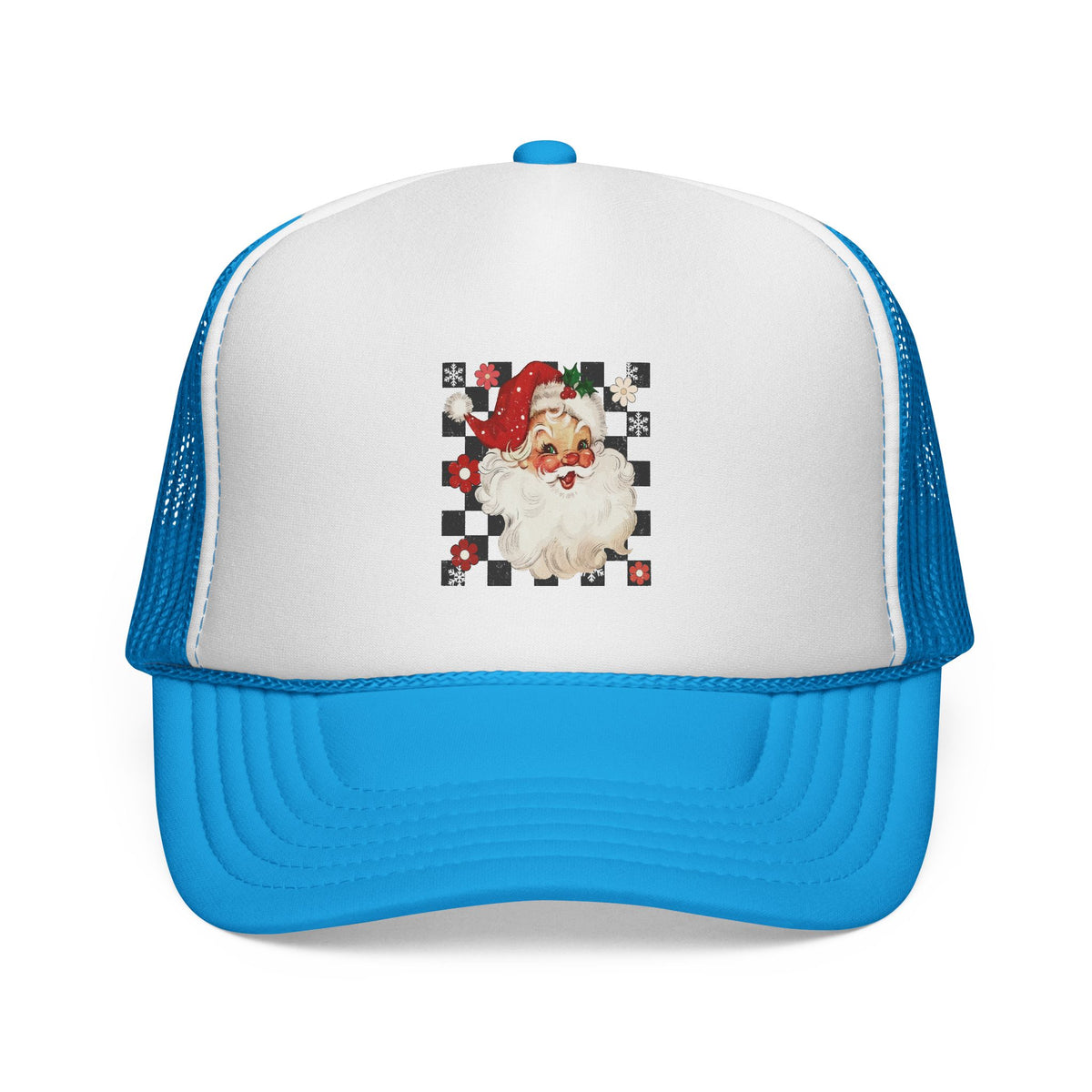 Vintage Santa Face Trucker Cap