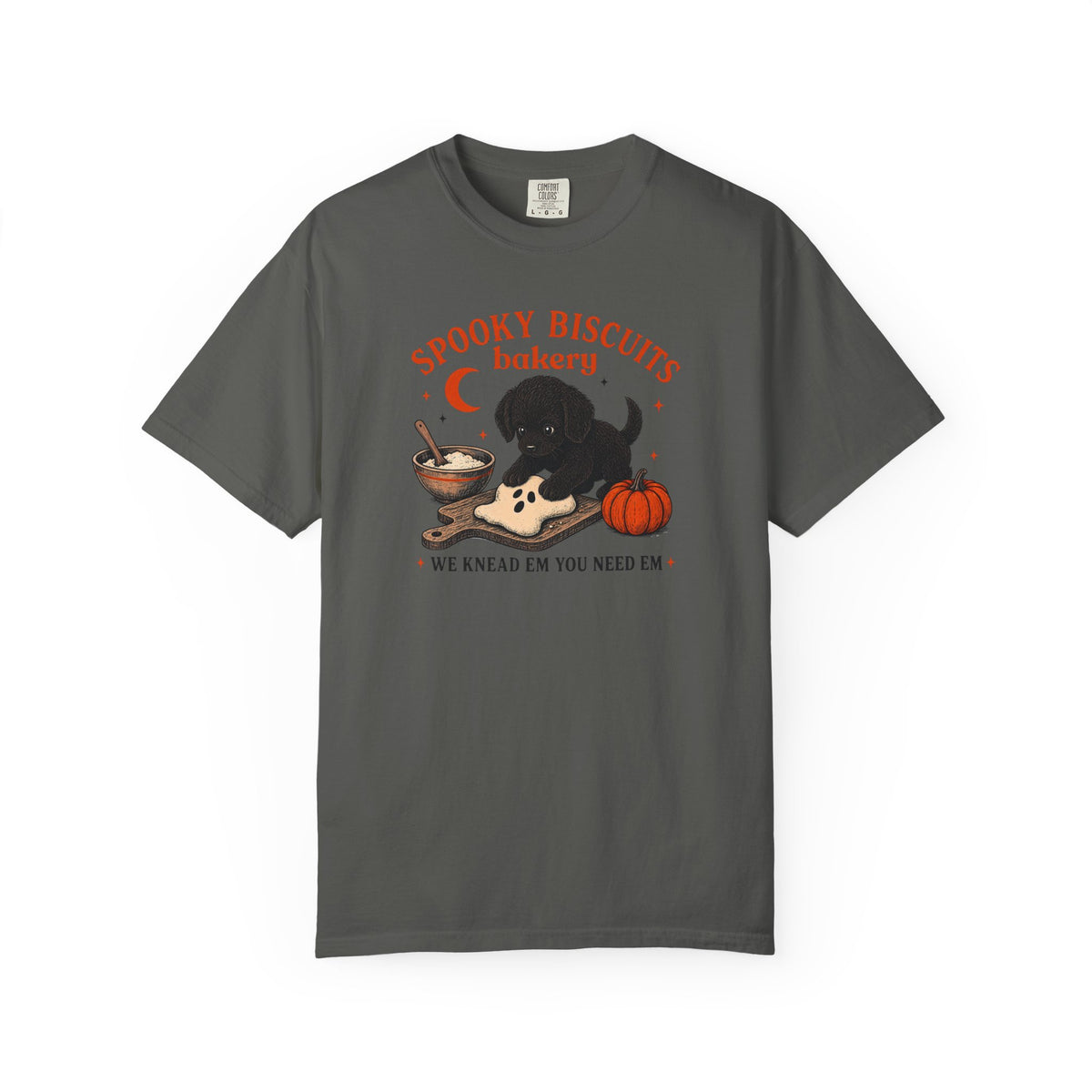 Spooky Biscuits Bakery Dog Tee