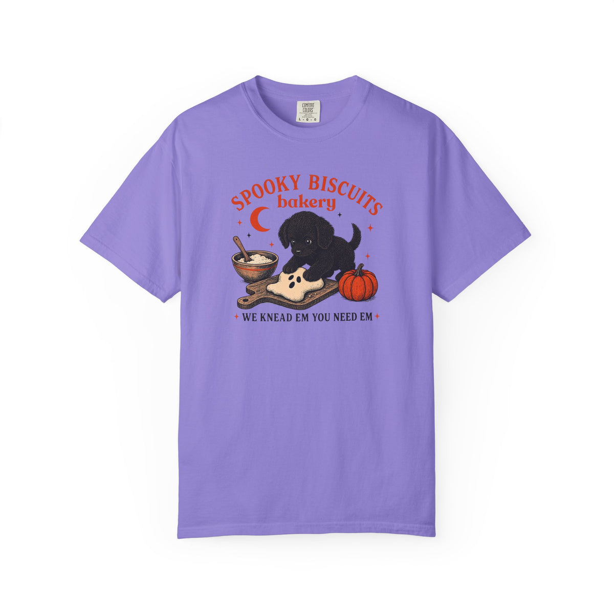 Spooky Biscuits Bakery Dog Tee