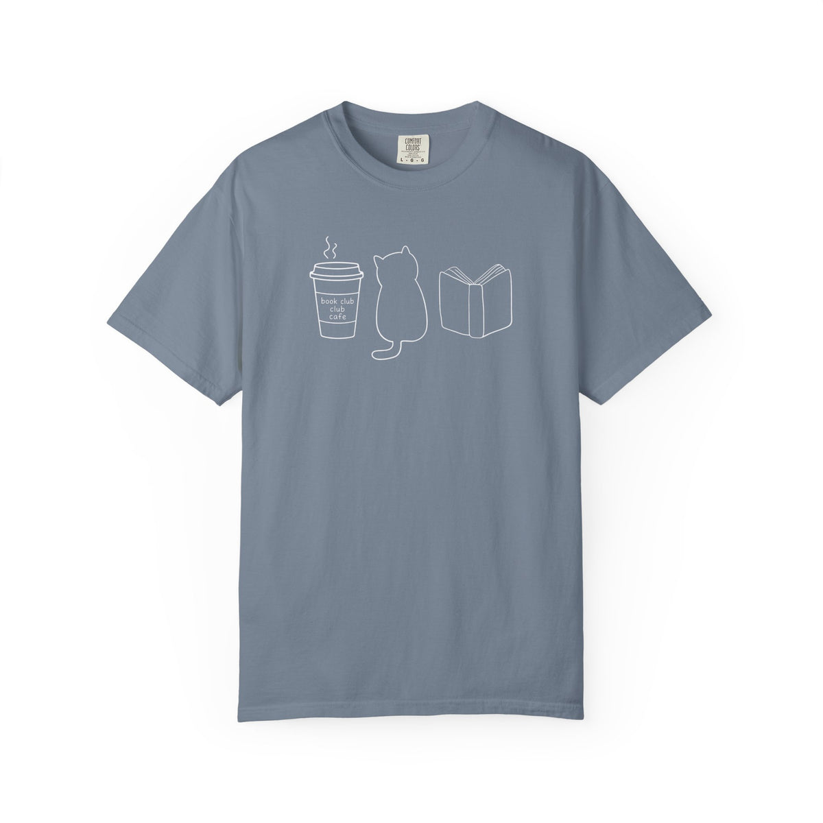 Cat Book Lover Fall Tee