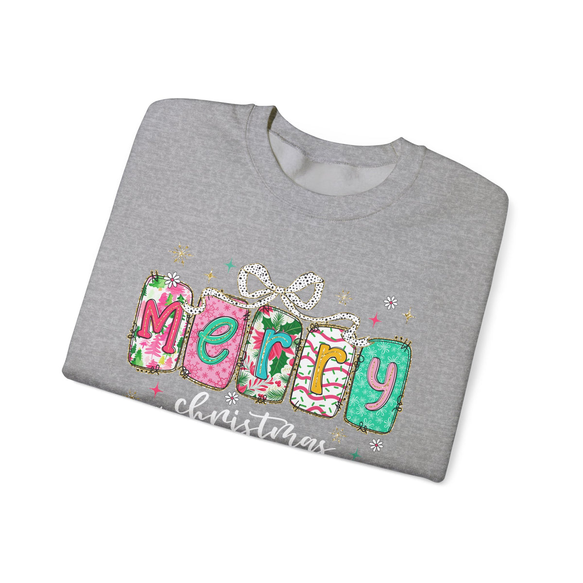 Pink Merry Christmas Sweatshirt