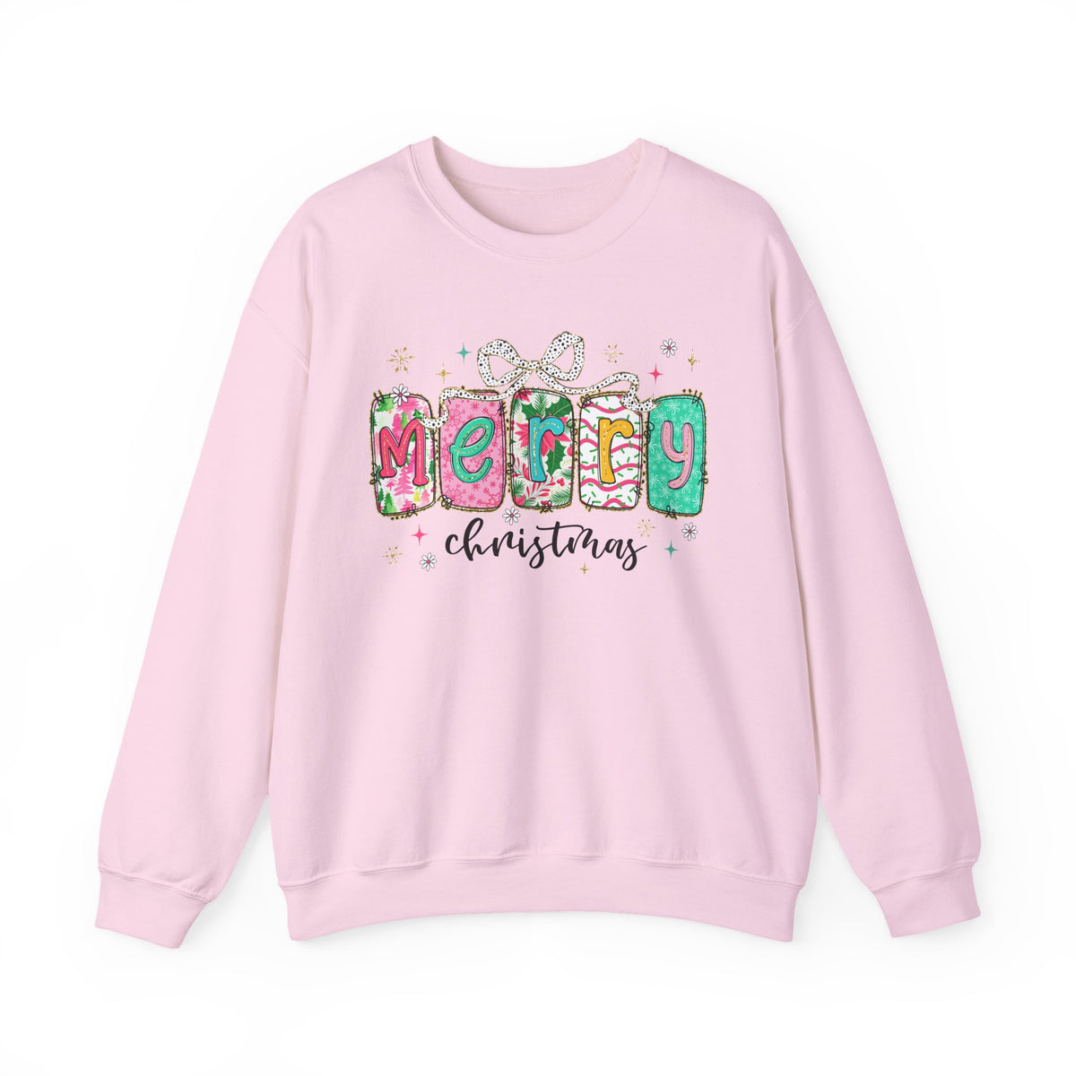 Pink Merry Christmas Sweatshirt