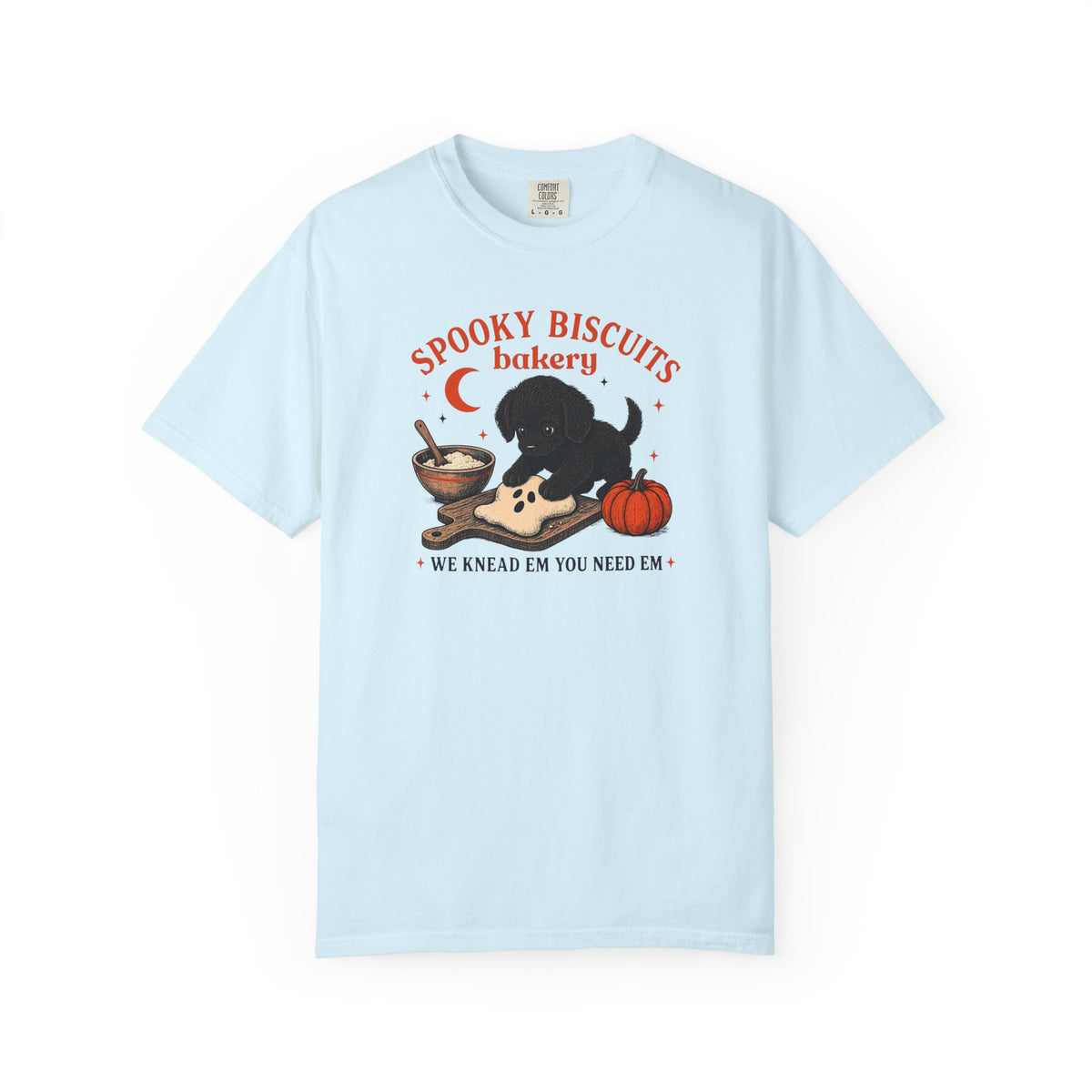 Spooky Biscuits Bakery Dog Tee