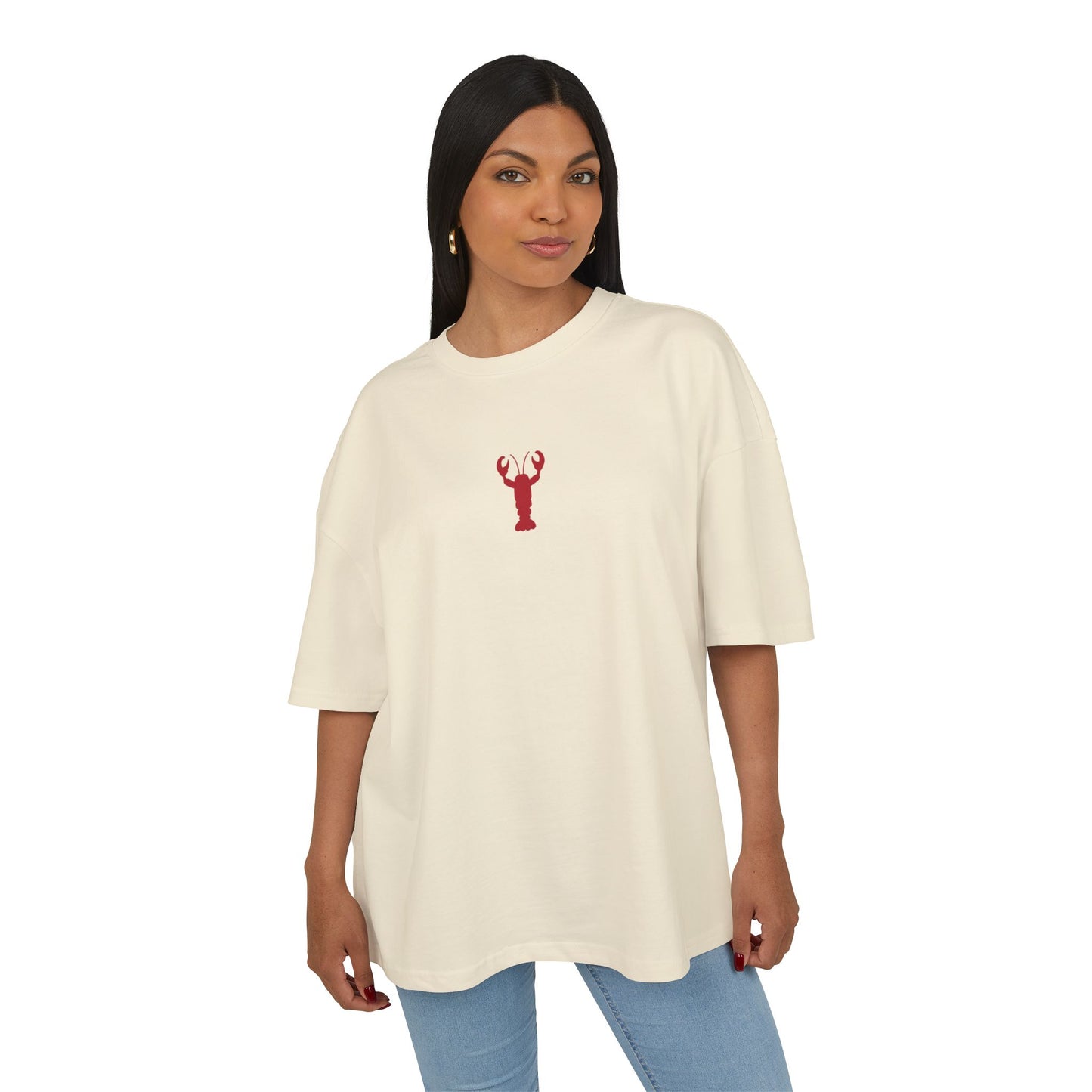 Beach Lover Women’s Tee, Lobster Graphic T-Shirt, Cute Summer Top, Vacation Outfit, Coastal Shirt Gift for Her, Ocean-Inspired Tee