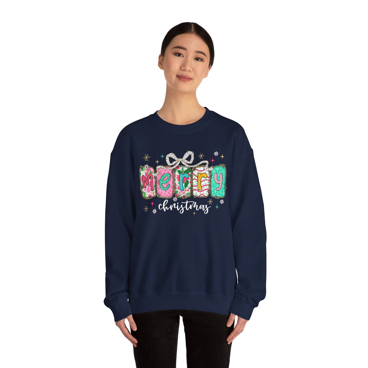 Pink Merry Christmas Sweatshirt