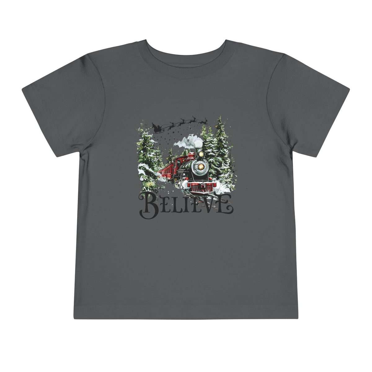 Believe North Pole Train Kids Tee