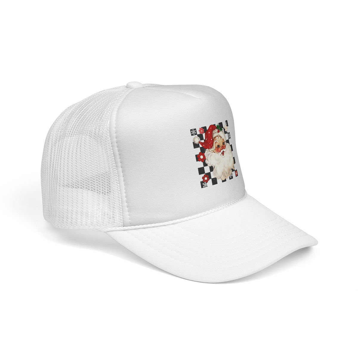 Vintage Santa Face Trucker Cap