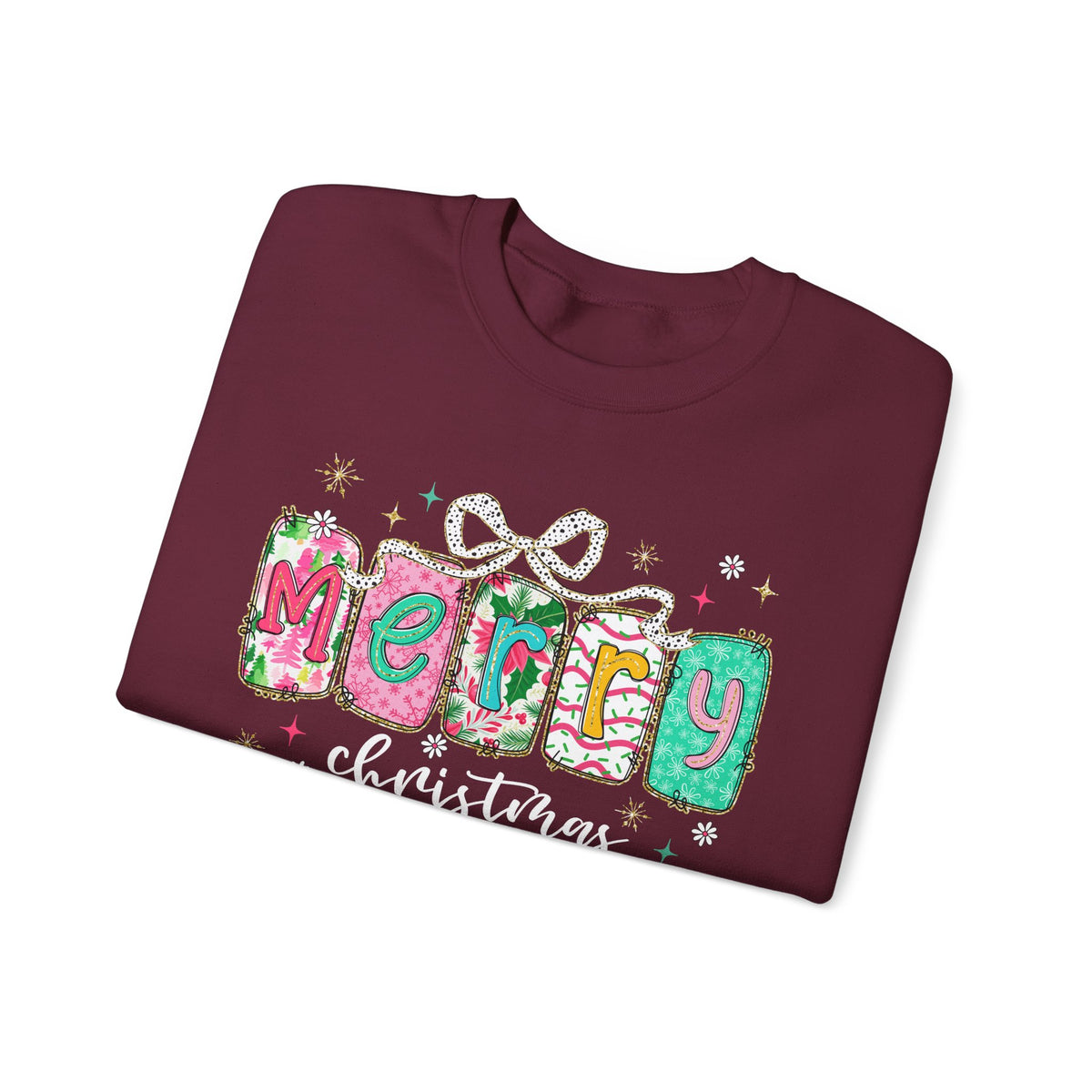 Pink Merry Christmas Sweatshirt