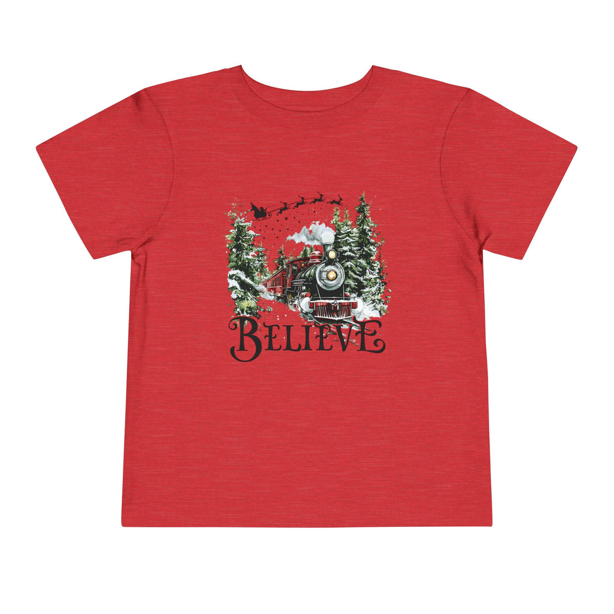 Believe North Pole Train Kids Tee
