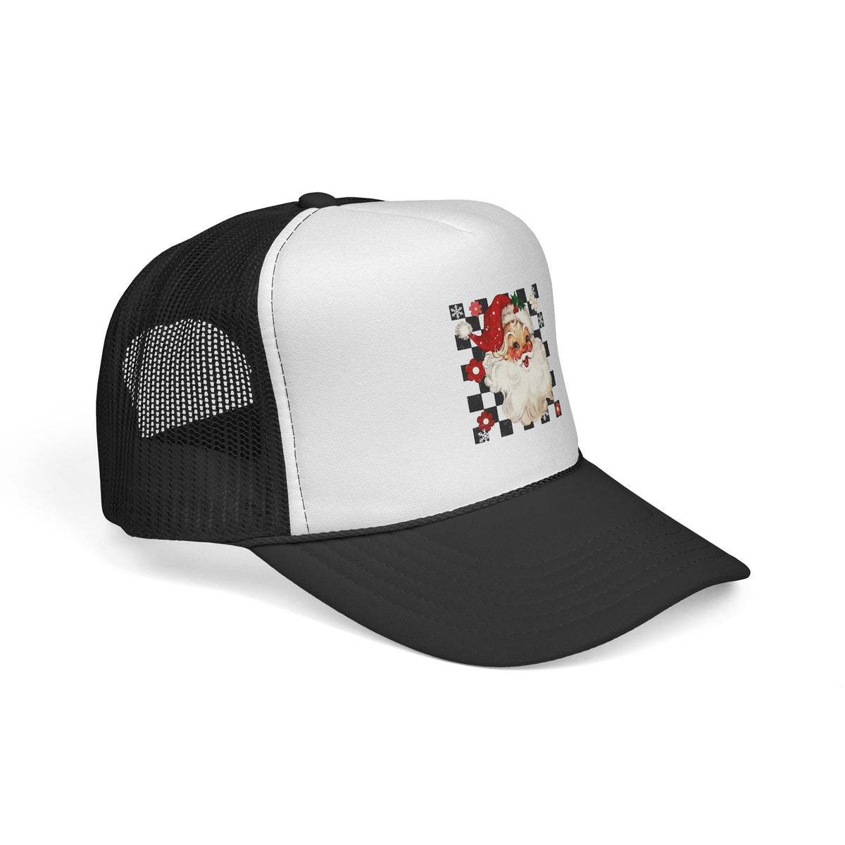 Vintage Santa Face Trucker Cap