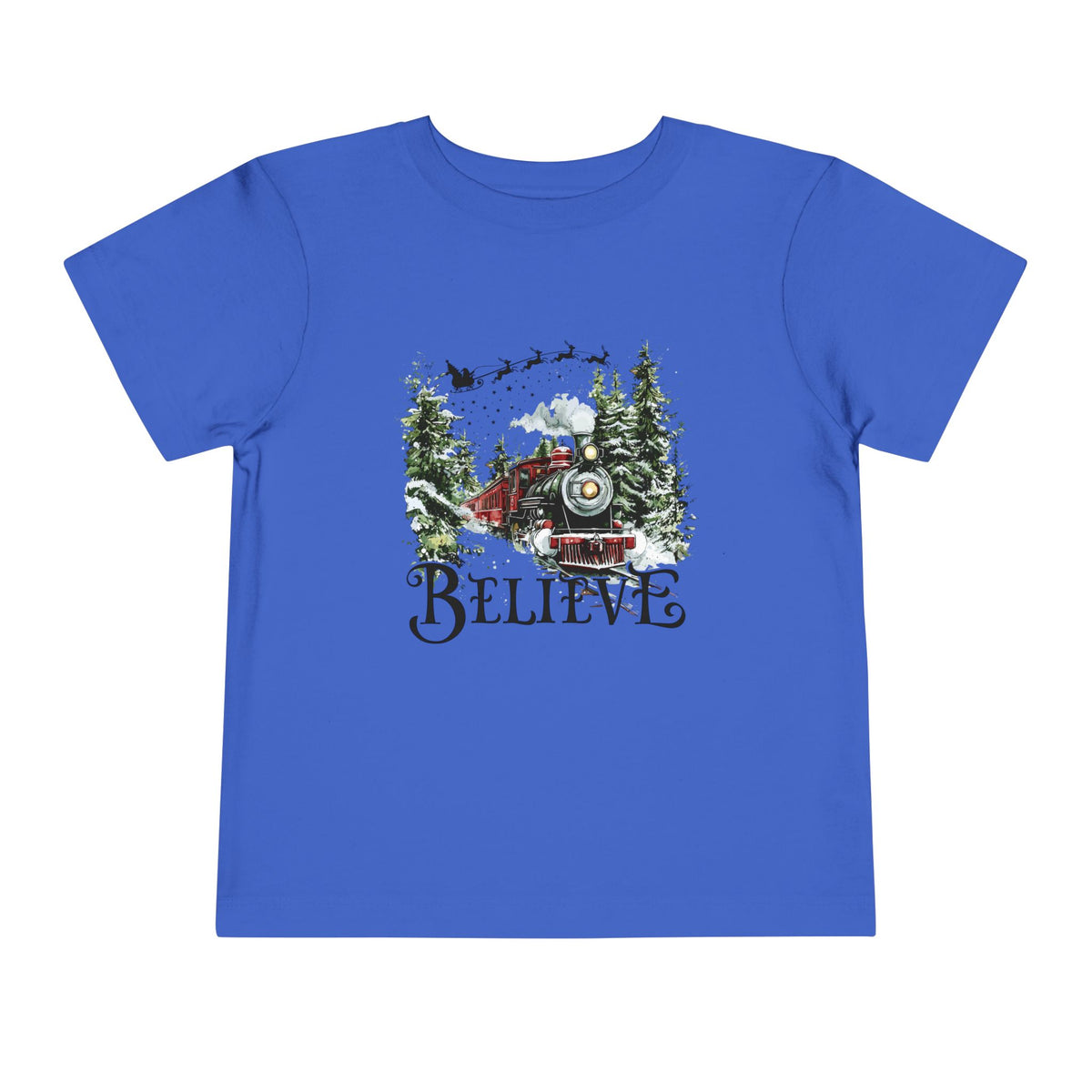 Believe North Pole Train Kids Tee