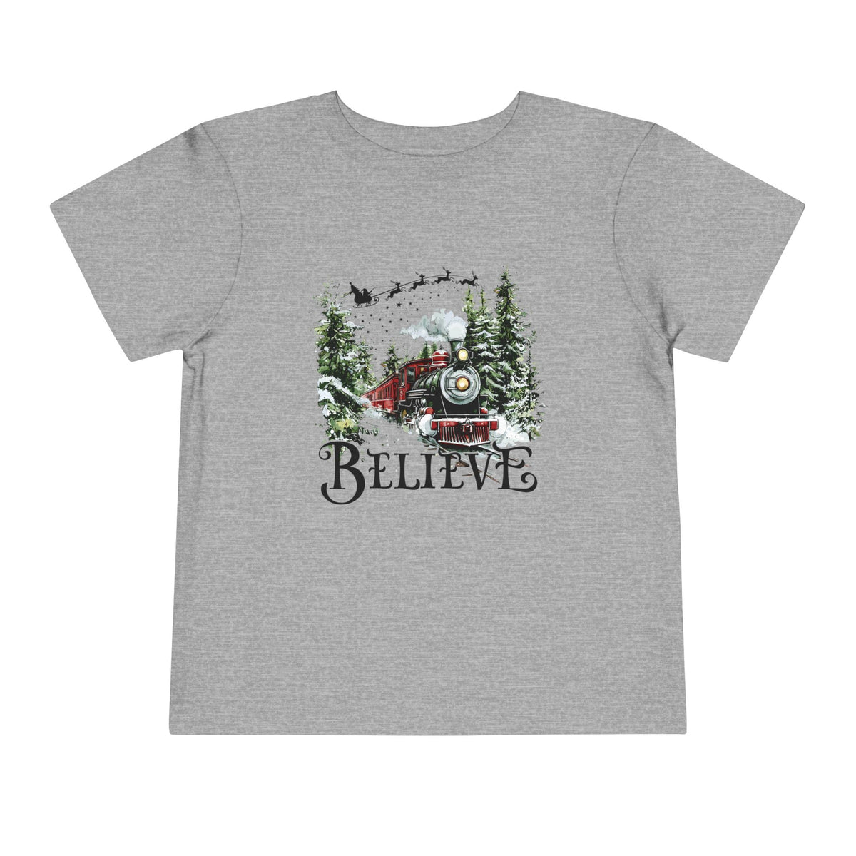 Believe North Pole Train Kids Tee