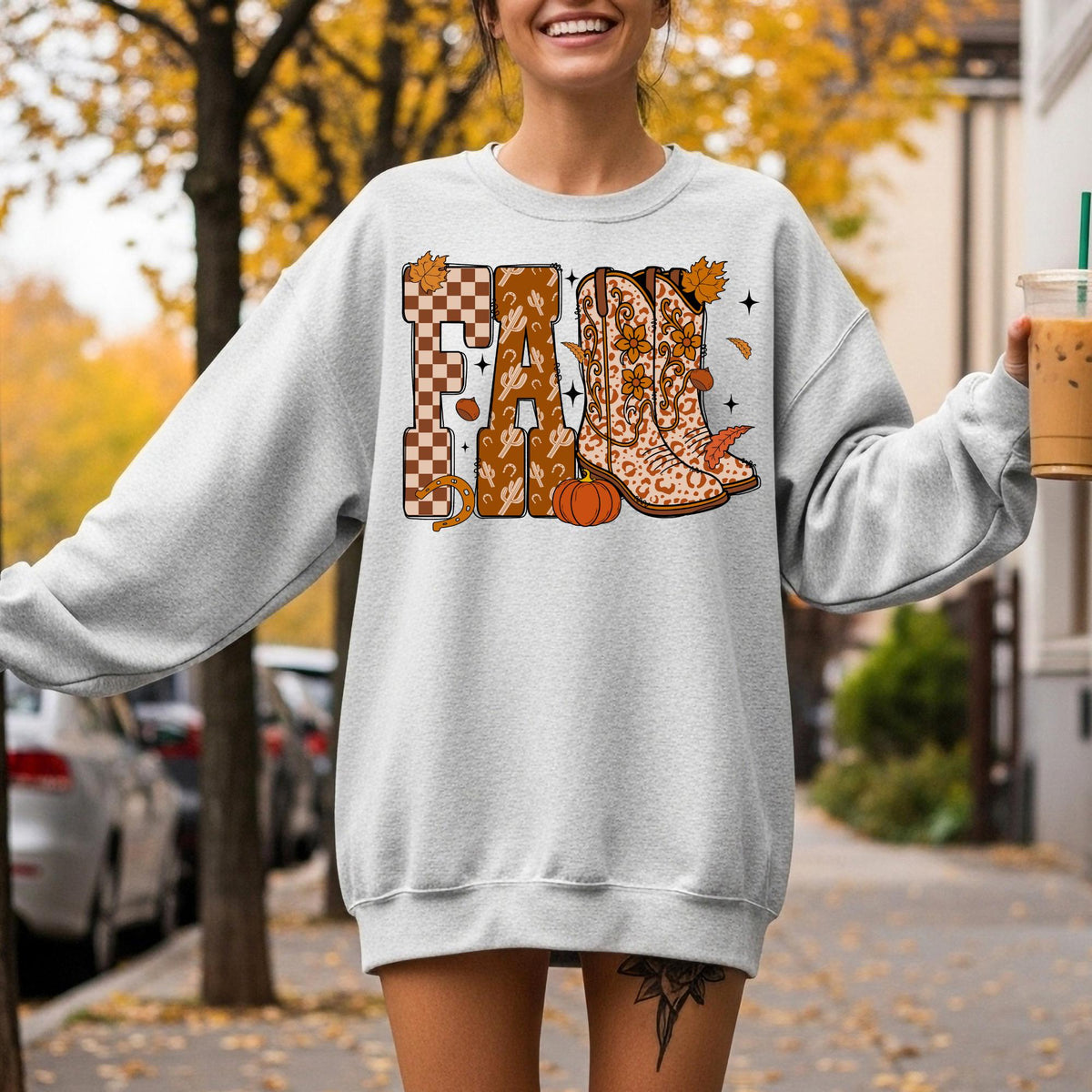 Get Cozy Retro Fall Sweatshirt