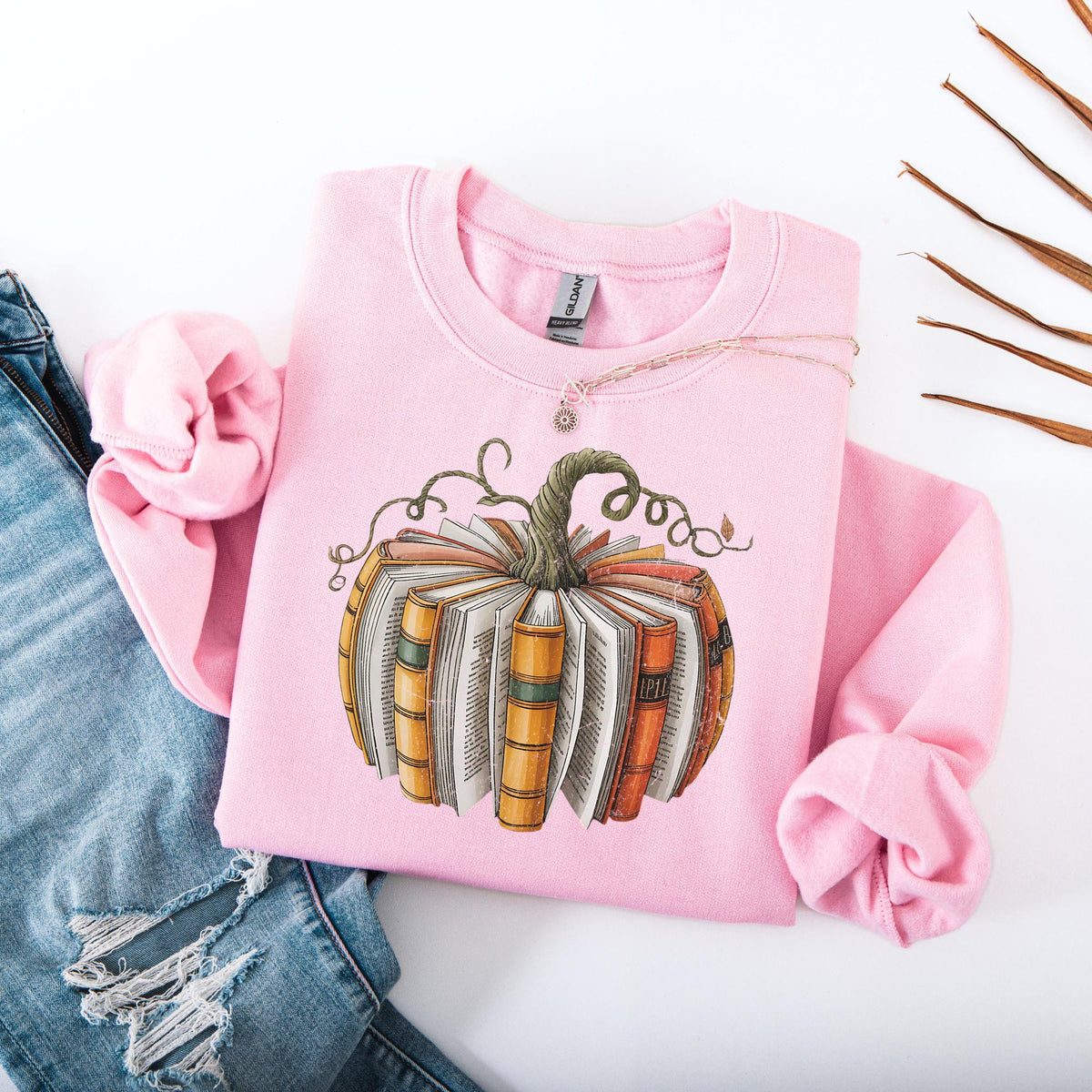 Fall Book Pumpkin Sweatshirt
