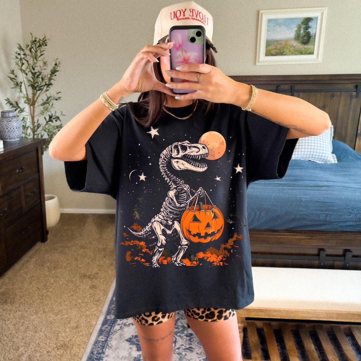 Halloween T-Rex Kids Tee