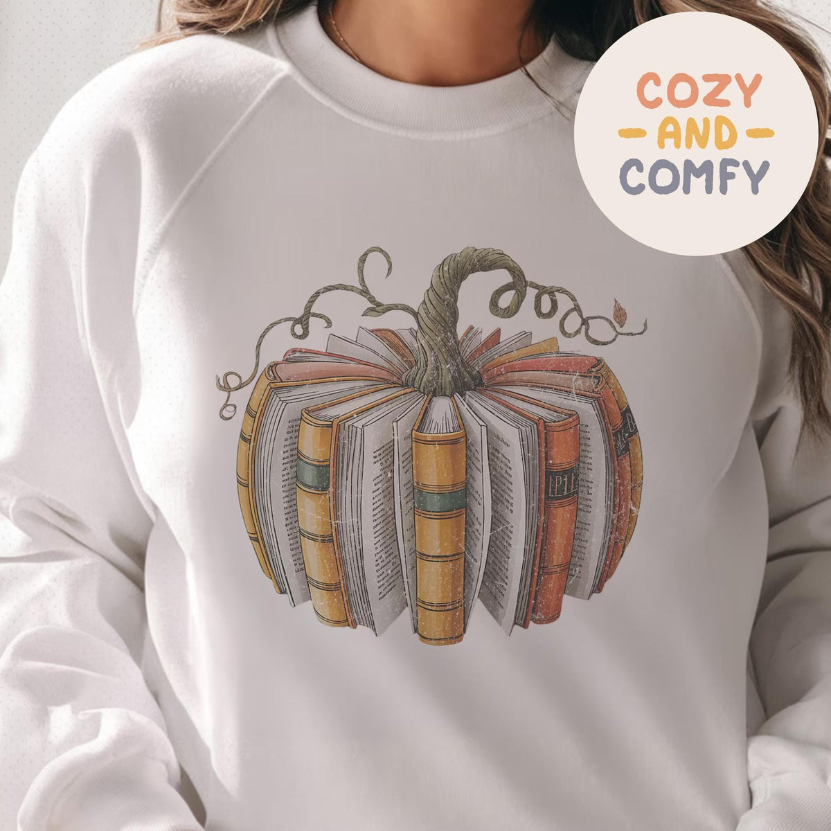 Fall Book Pumpkin Sweatshirt