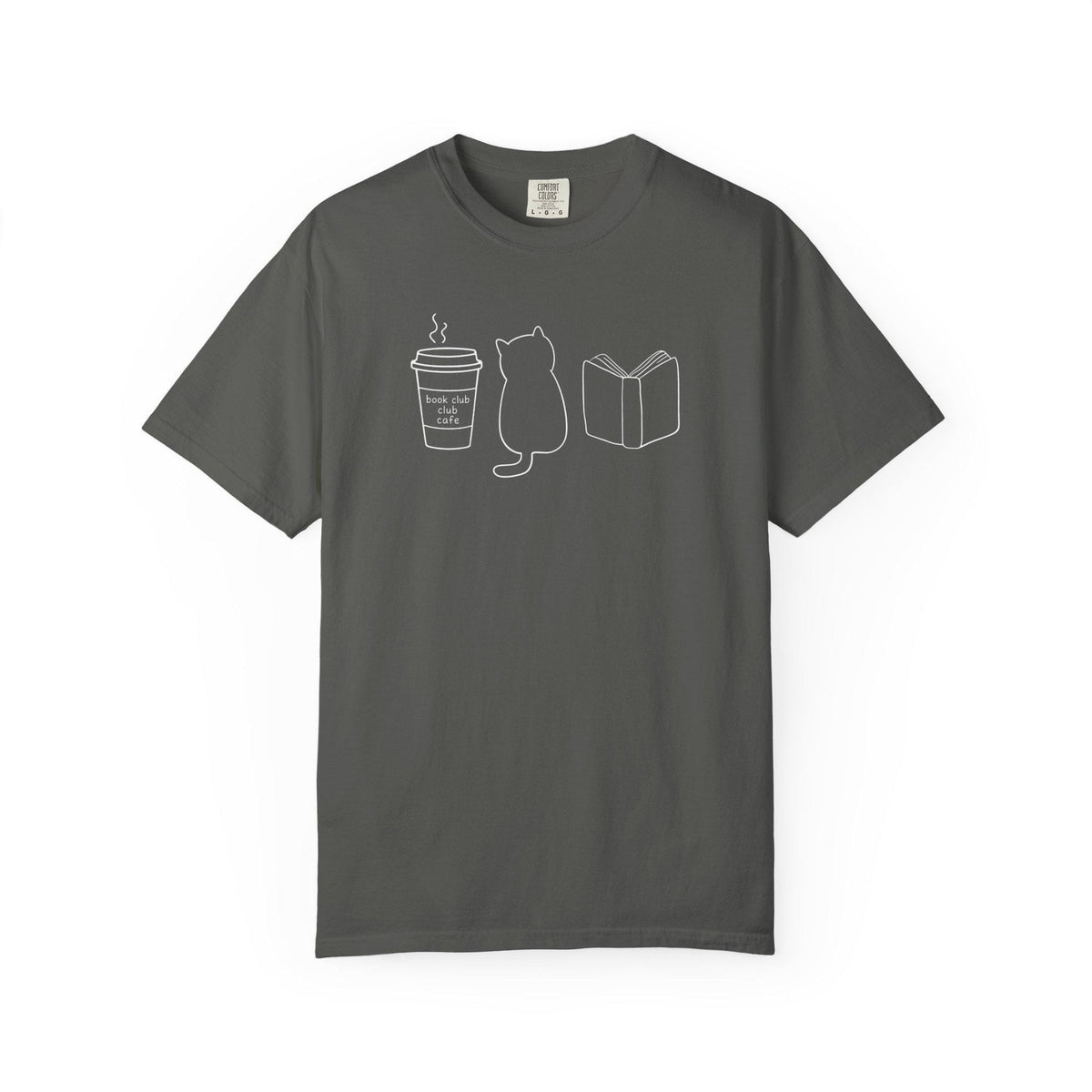 Cat Book Lover Fall Tee