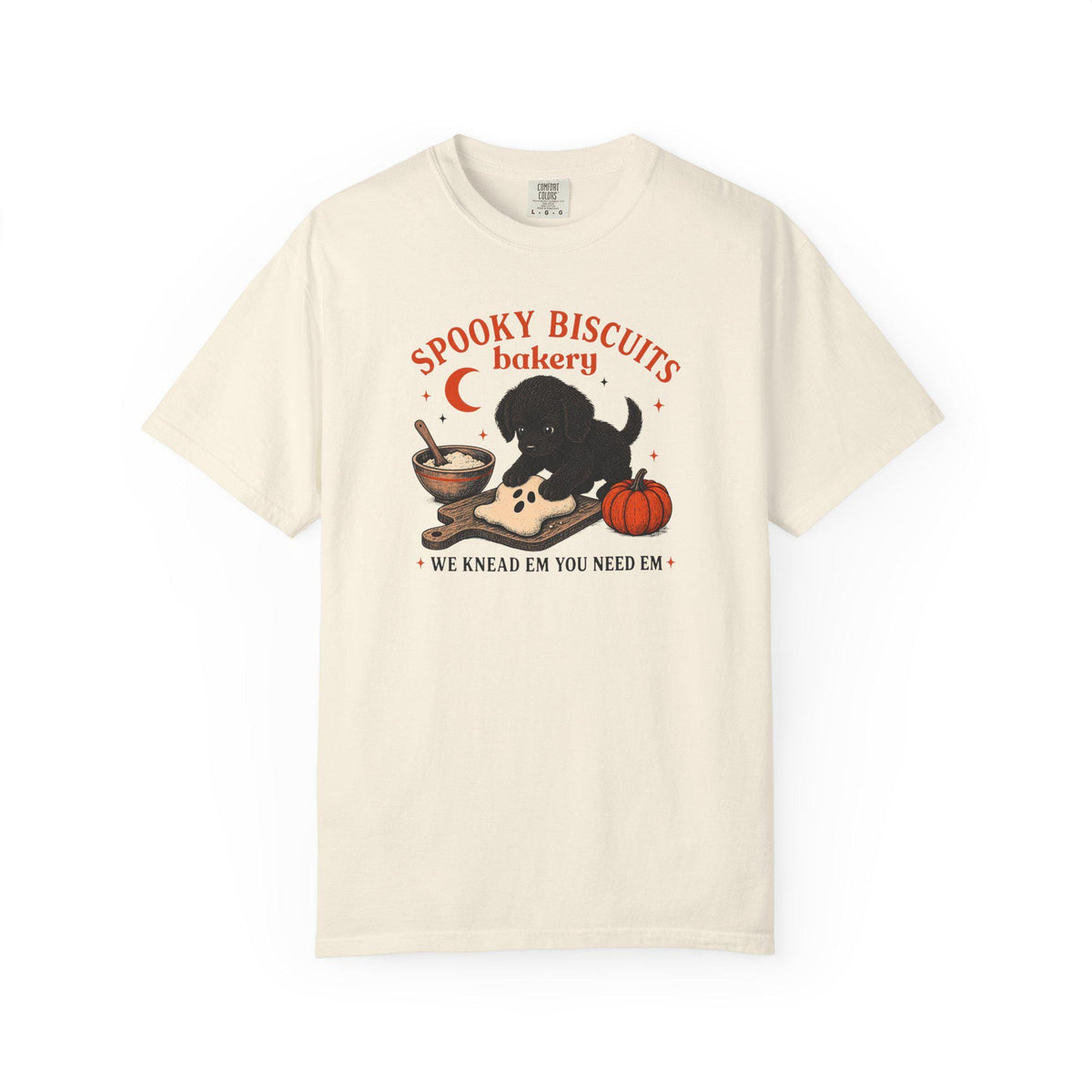 Spooky Biscuits Bakery Dog Tee