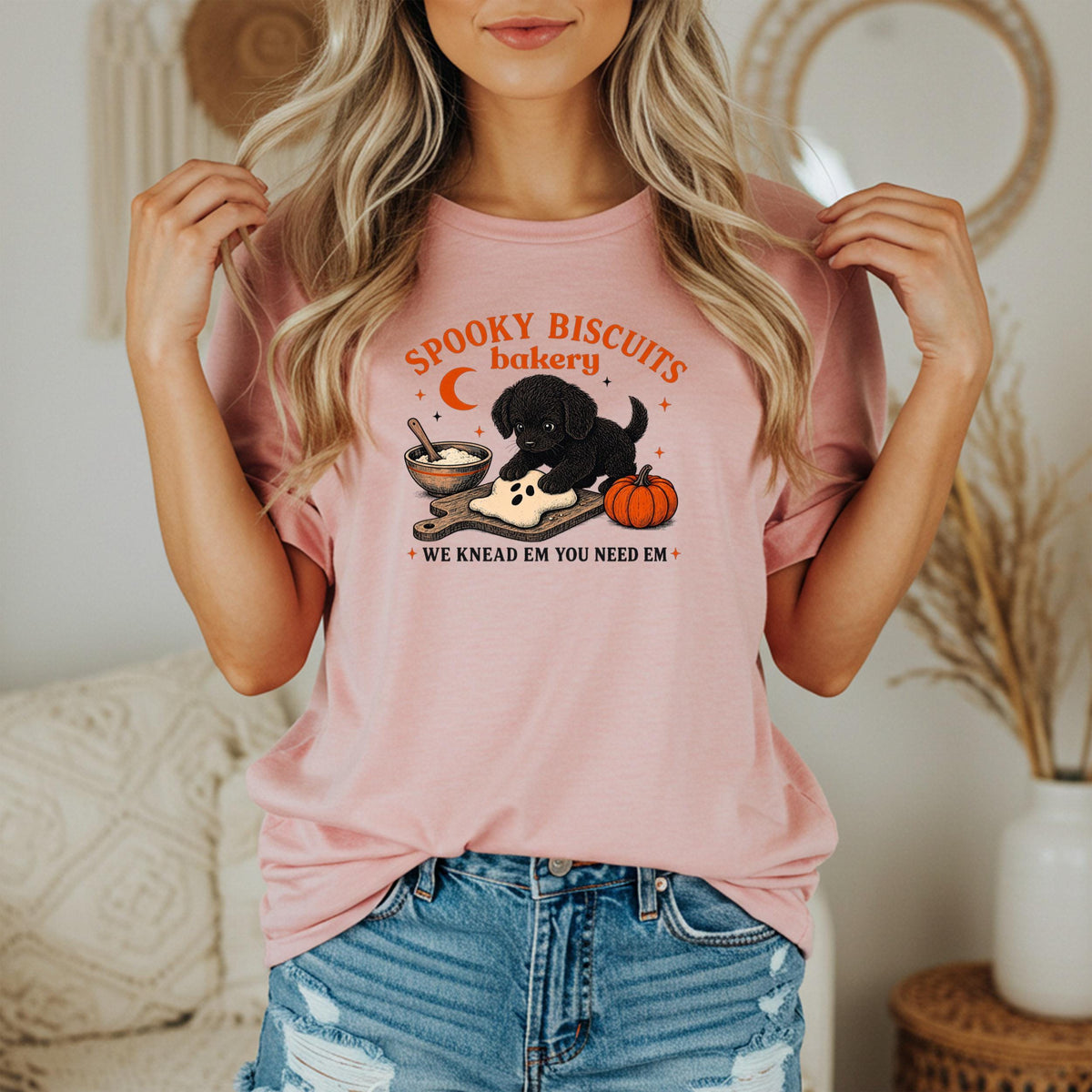 Spooky Biscuits Bakery Dog Tee