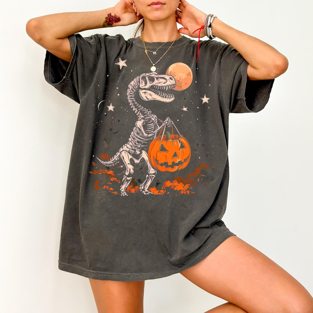 Halloween T-Rex Kids Tee