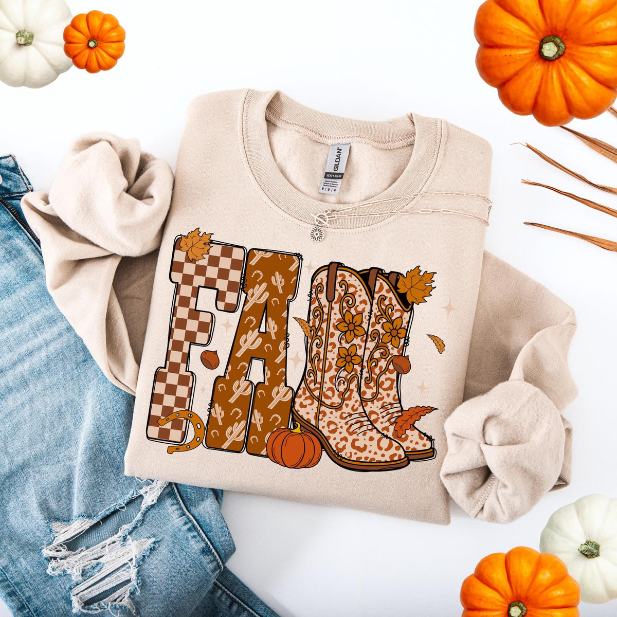 Get Cozy Retro Fall Sweatshirt